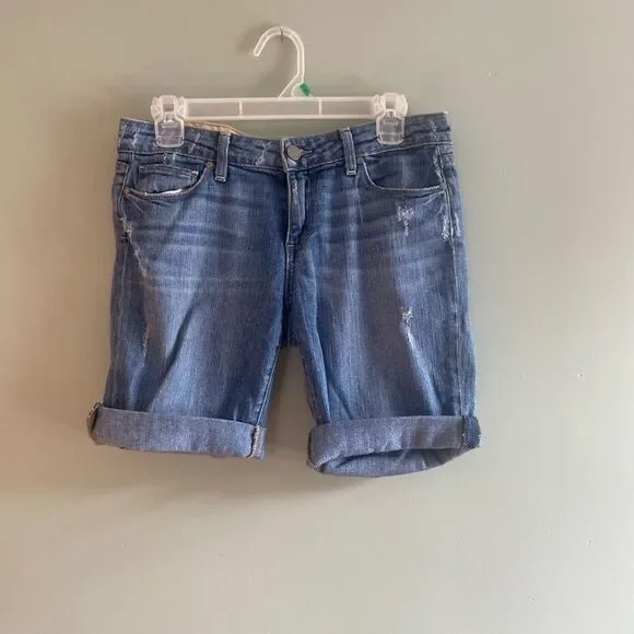 Paige Cutoff Jean Shorts - Picture 1 of 9